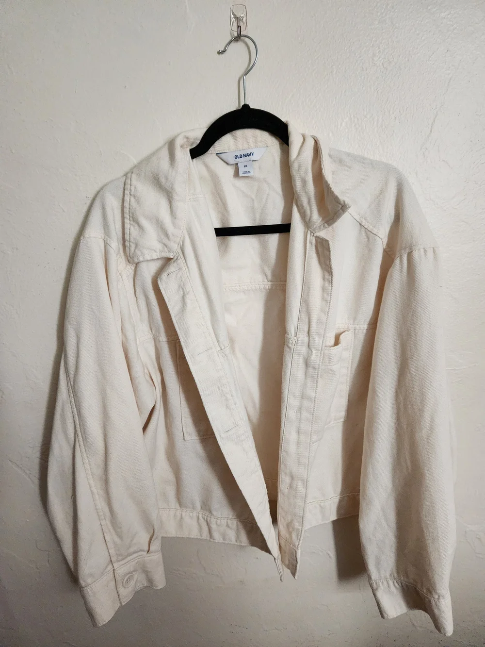 Old Navy Women's Cream Utility Jacket